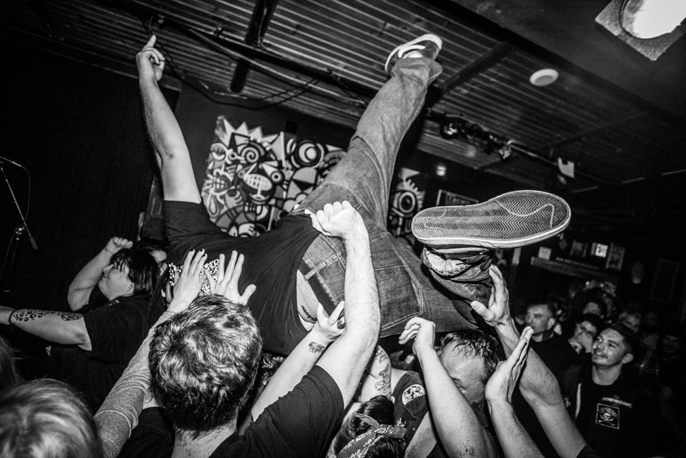 Napalm Death, Old Nick's Pub, photo by Sam Gehrke