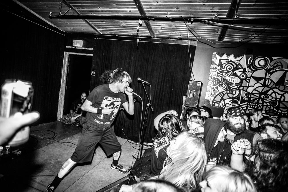 Napalm Death, Old Nick's Pub, photo by Sam Gehrke