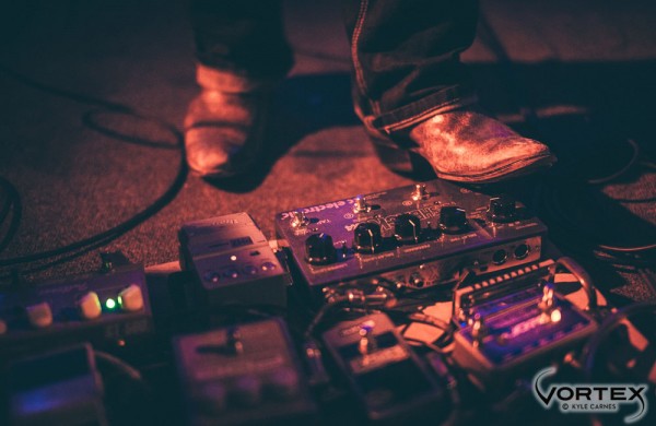 The boots of Blitzen Trapper at the Doug Fir Lounge on Nov. 30, 2013—click to see more photos by Kyle Carnes