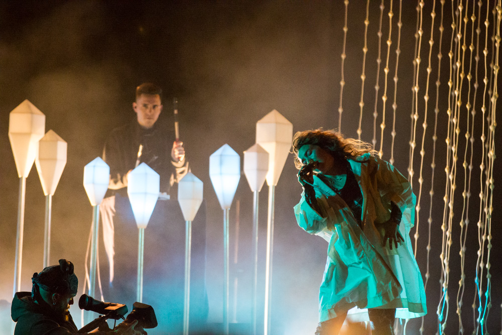 Purity Ring, Sasquatch! Festival, Gorge Amphitheatre, photo by Henry Novak