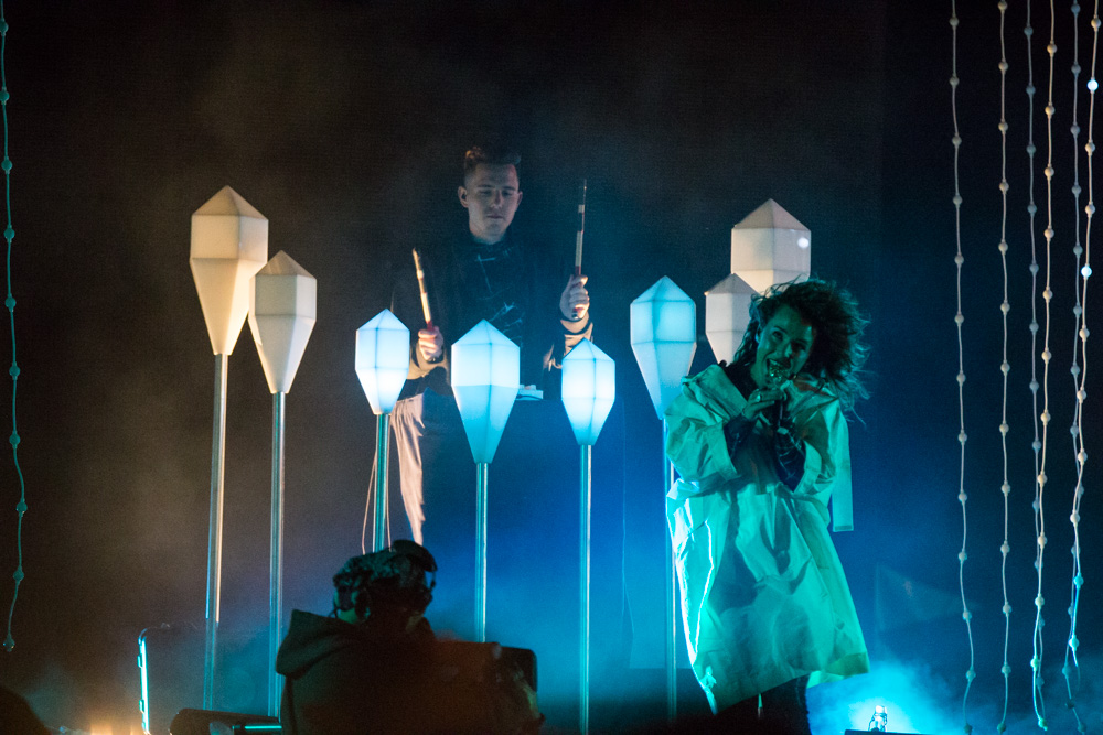 Purity Ring, Sasquatch! Festival, Gorge Amphitheatre, photo by Henry Novak