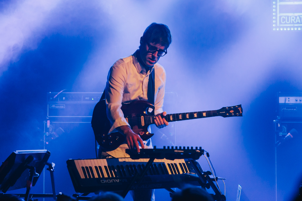 Battles, Wonder Ballroom, photo by Blake Sourisseau