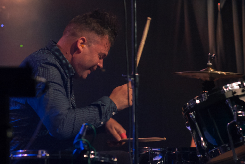 Battles, Wonder Ballroom, photo by Blake Sourisseau