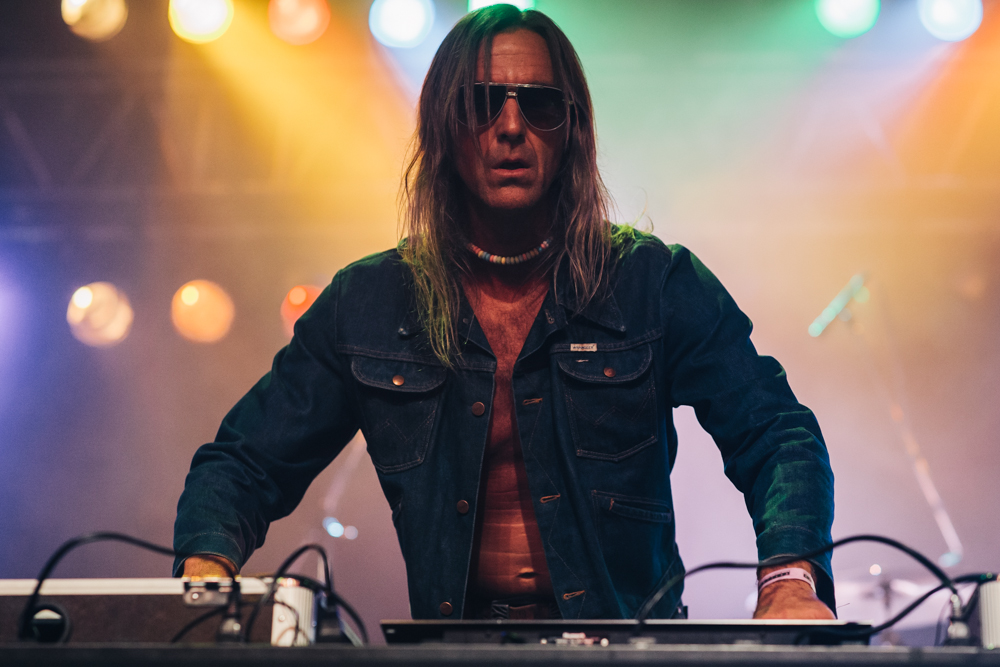 DJ Johnny Basil, Roseland Theater, photo by Blake Sourisseau