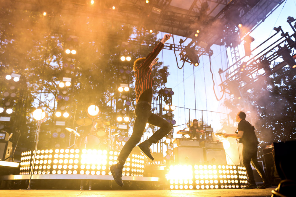 Cage The Elephant, Edgefield Amphitheater, photo by Sydnie Kobza