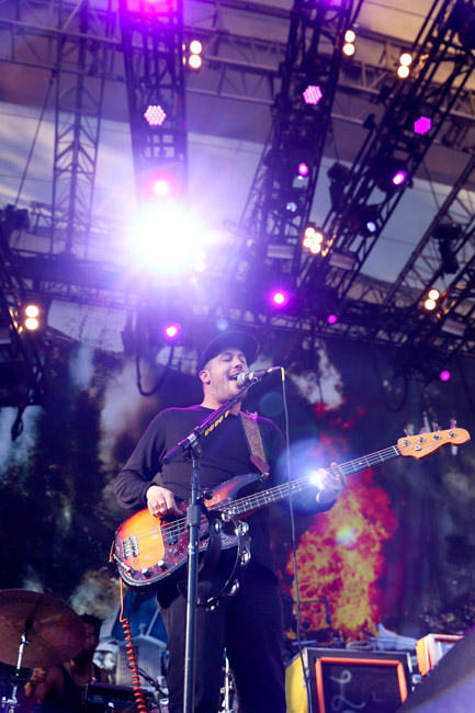 Portugal. The Man, Edgefield Amphitheater, photo by Sydnie Kobza