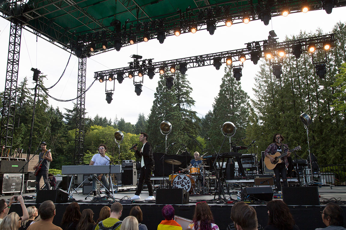 A Great Big World, Oregon Zoo Amphitheatre, photo by Dawn Marks