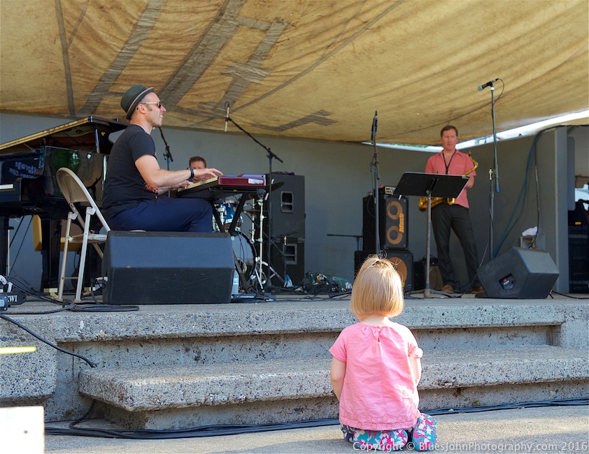 George Colligan, Cathedral Park Jazz Festival, photo by John Alcala
