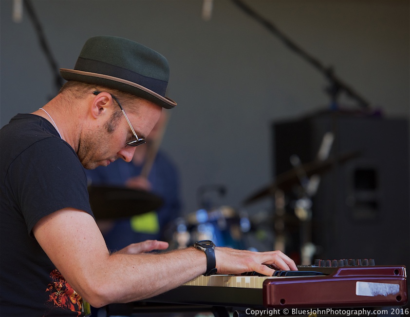 George Colligan, Cathedral Park Jazz Festival, photo by John Alcala