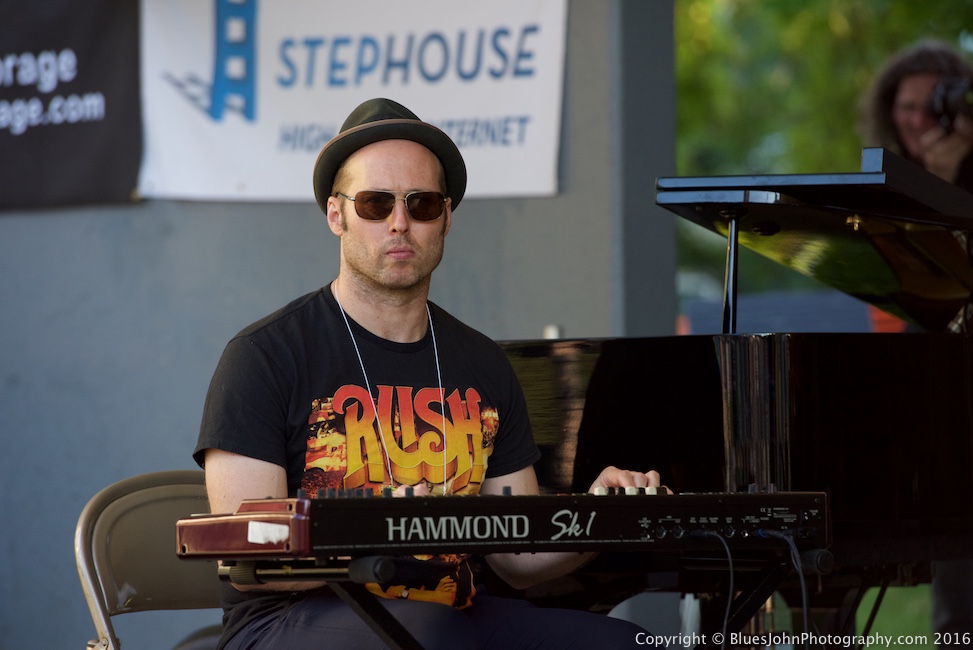 George Colligan, Cathedral Park Jazz Festival, photo by John Alcala