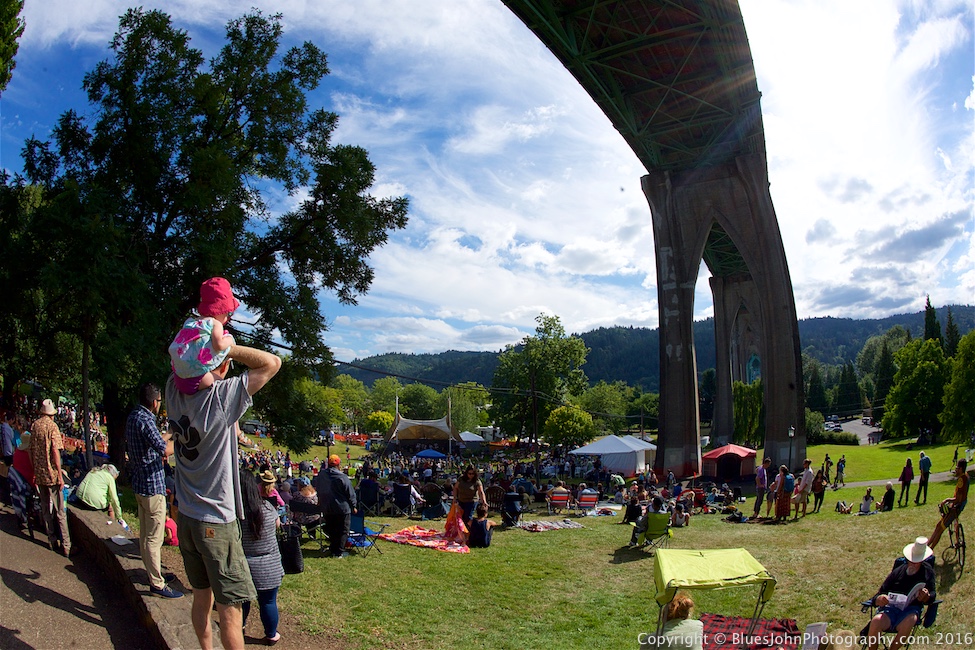 Cathedral Park Jazz Festival, photo by John Alcala