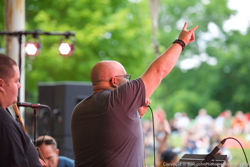 The Othership Connection, Farnell Newton, Cathedral Park Jazz Festival, photo by John Alcala
