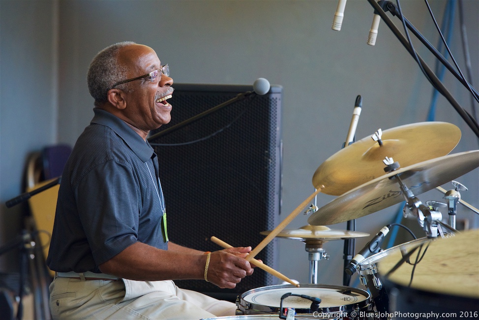 Mel Brown, Cathedral Park Jazz Festival, photo by John Alcala