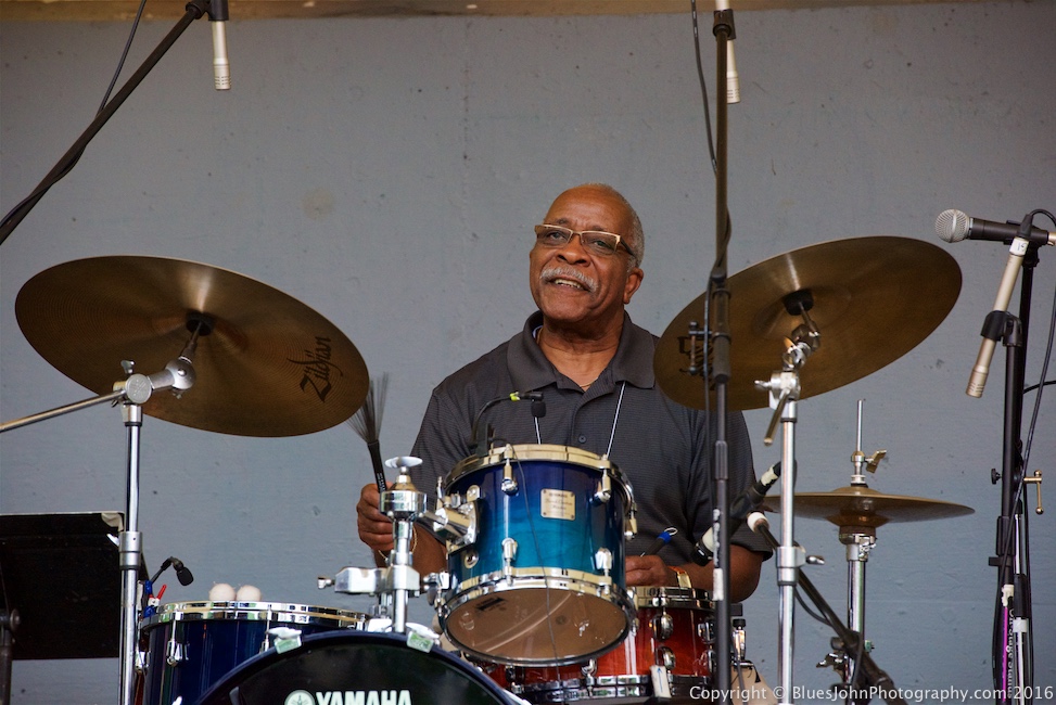 Mel Brown, Cathedral Park Jazz Festival, photo by John Alcala