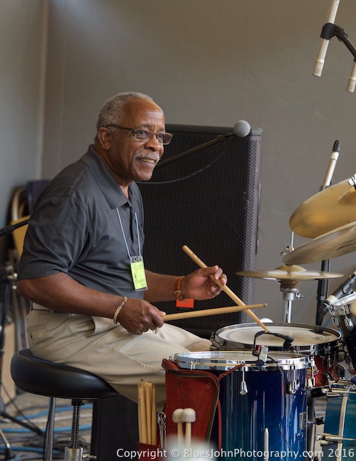 Mel Brown, Cathedral Park Jazz Festival, photo by John Alcala