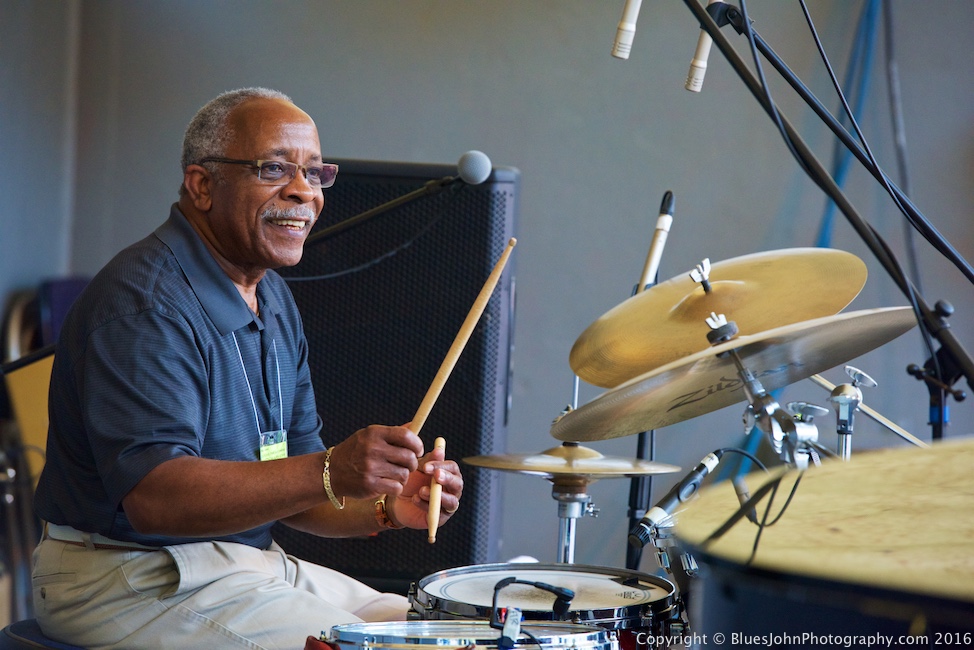 Mel Brown, Cathedral Park Jazz Festival, photo by John Alcala