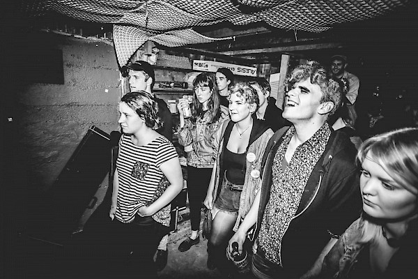 An all-ages crowd rocks out to Naked Hour at the basement space My Friend Ben Scott's House on June 9—click to see a whole gallery of photos by Sam Gehrke