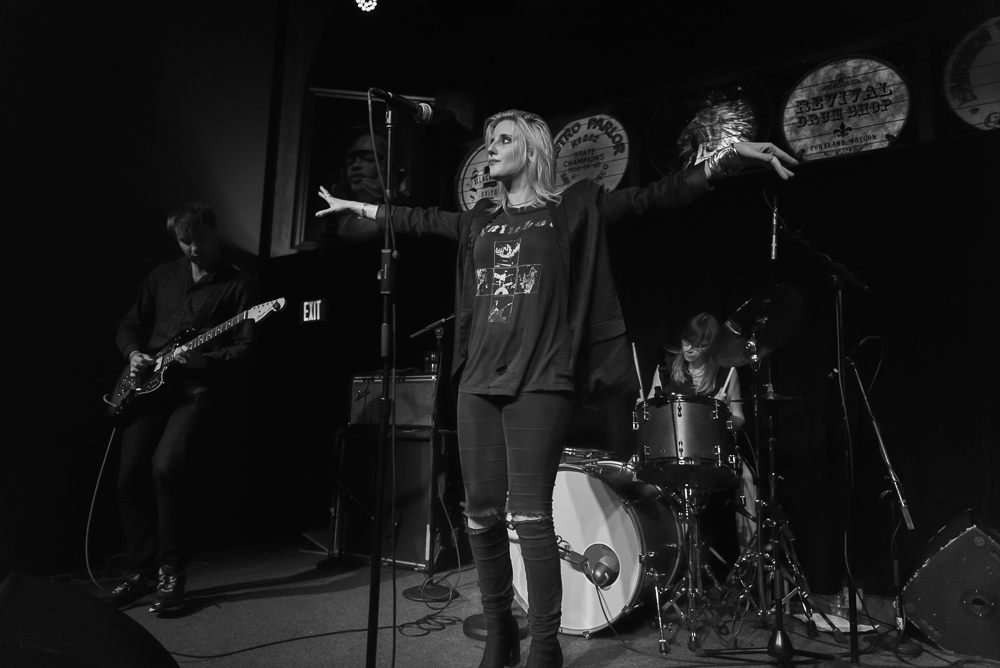 White Lung, Mississippi Studios, photo by Jeff Ryan