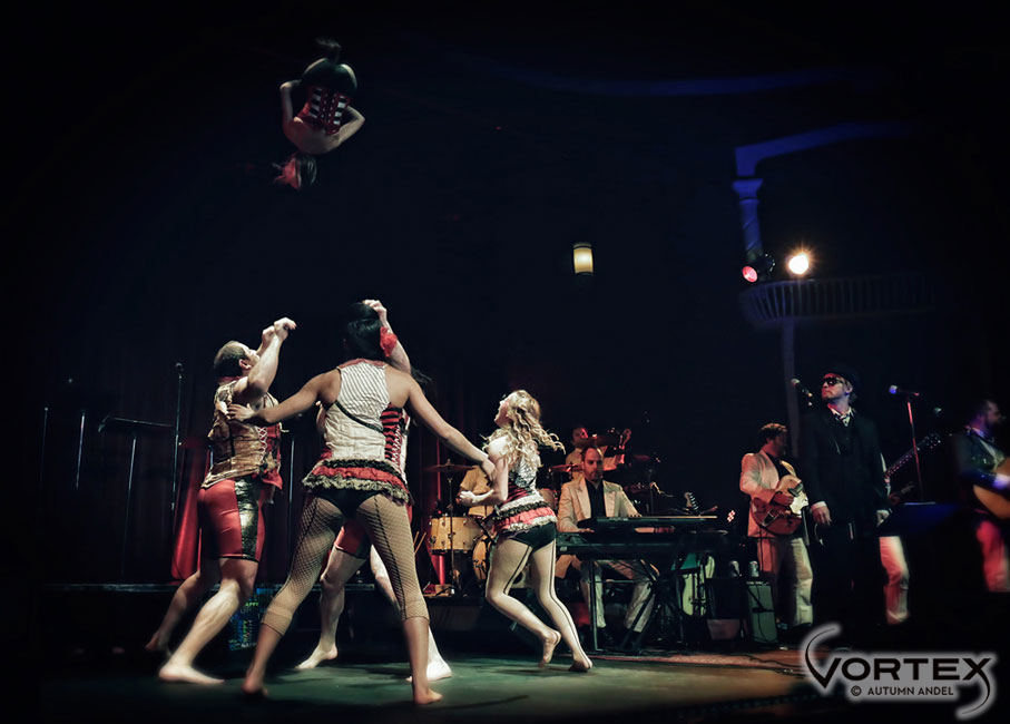 The Nowhere Band, Wanderlust Circus, Alberta Rose Theatre, photo by Autumn Andel