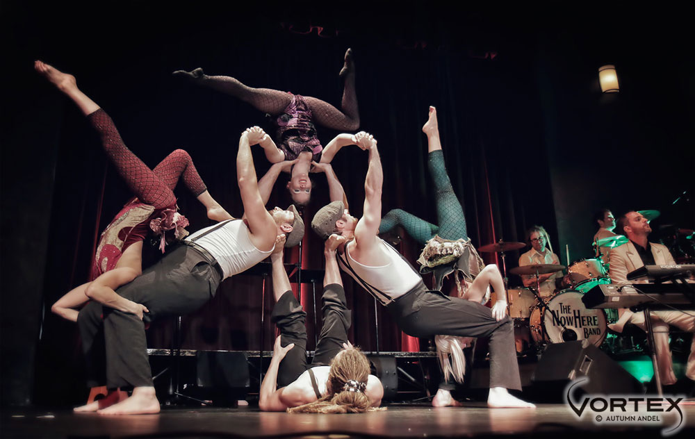 The Nowhere Band, Wanderlust Circus, Alberta Rose Theatre, photo by Autumn Andel