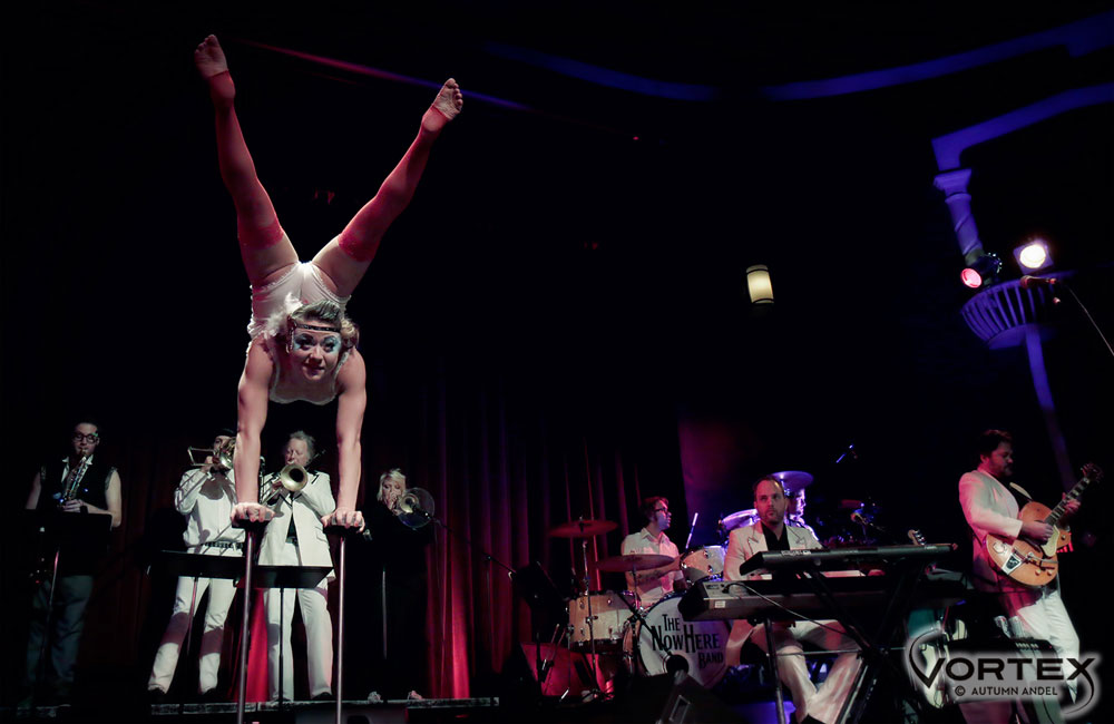 The Nowhere Band, Wanderlust Circus, Alberta Rose Theatre, photo by Autumn Andel
