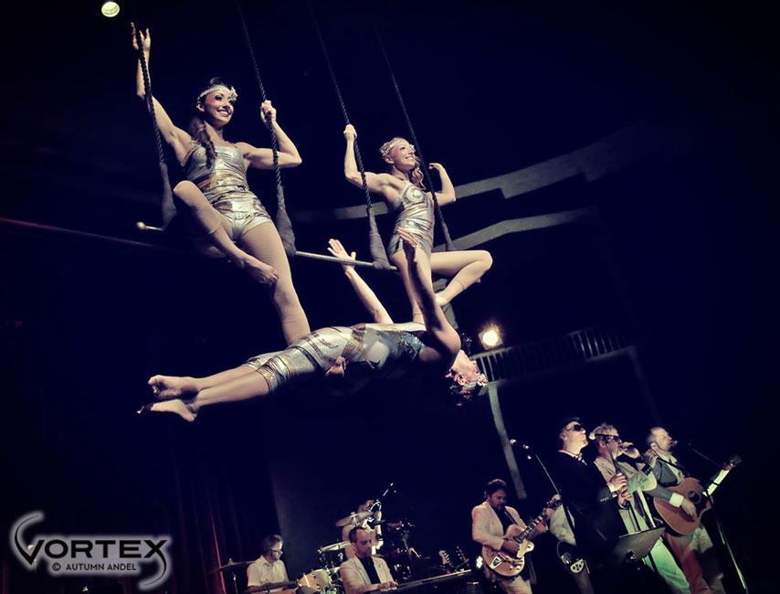 The Nowhere Band, Wanderlust Circus, Alberta Rose Theatre, photo by Autumn Andel