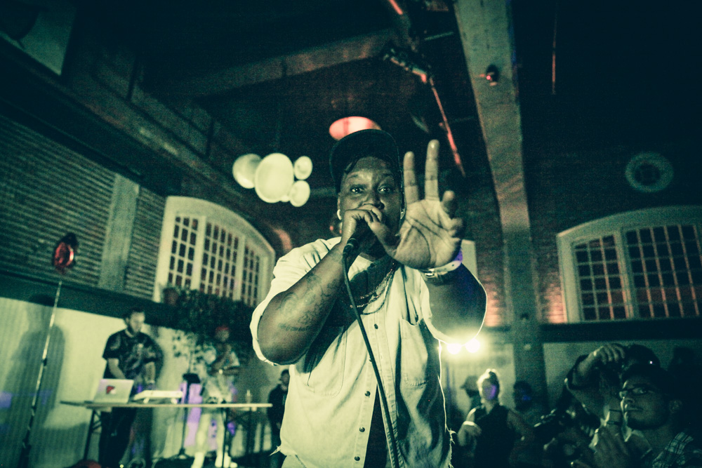 The Last Artful, Dodgr, Neill Von Tally, EYRST, The Evergreen, photo by Tojo Andrianarivo