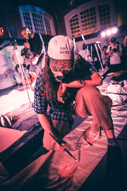 Ripley Snell, Old Grape God, EYRST, The Evergreen, photo by Tojo Andrianarivo