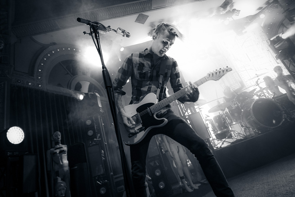 The Used, Crystal Ballroom, photo by Corey Terrill