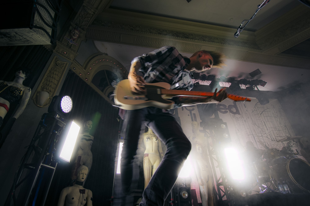 The Used, Crystal Ballroom, photo by Corey Terrill