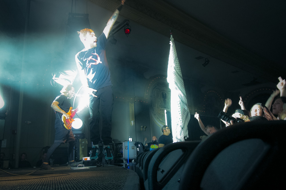 The Used, Crystal Ballroom, photo by Corey Terrill