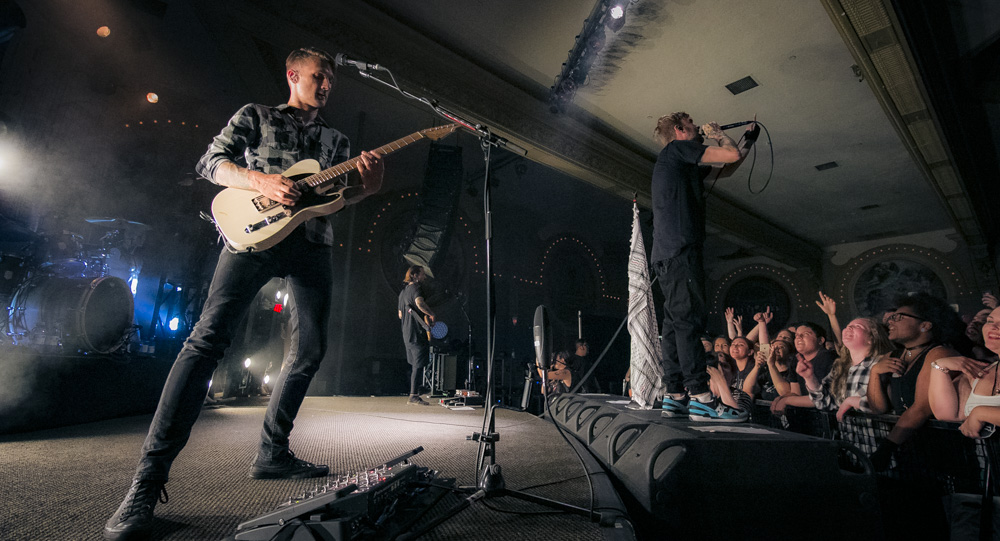The Used, Crystal Ballroom, photo by Corey Terrill