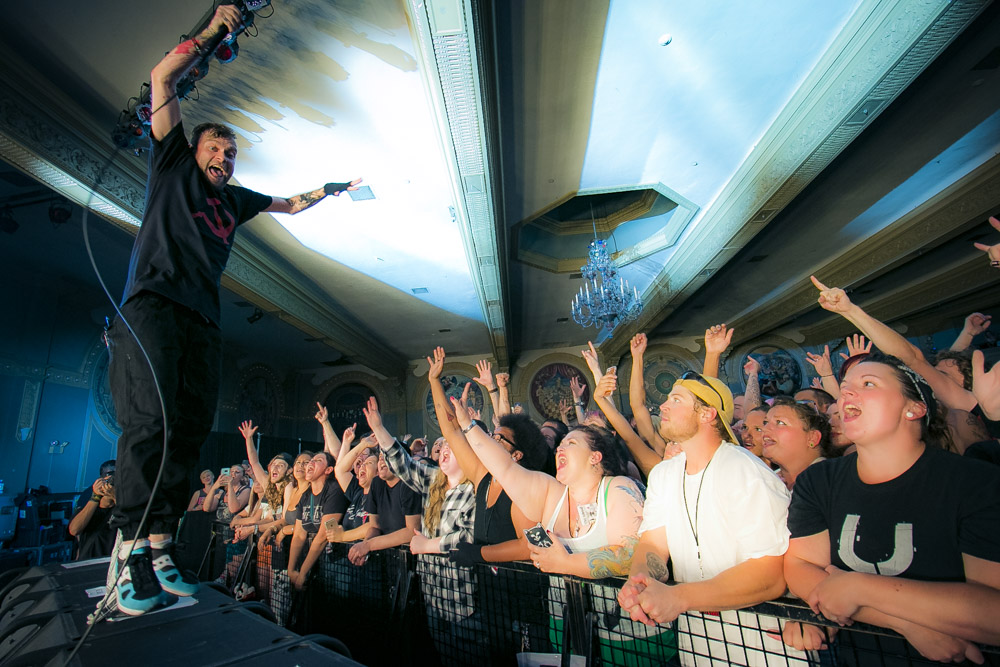 The Used, Crystal Ballroom, photo by Corey Terrill
