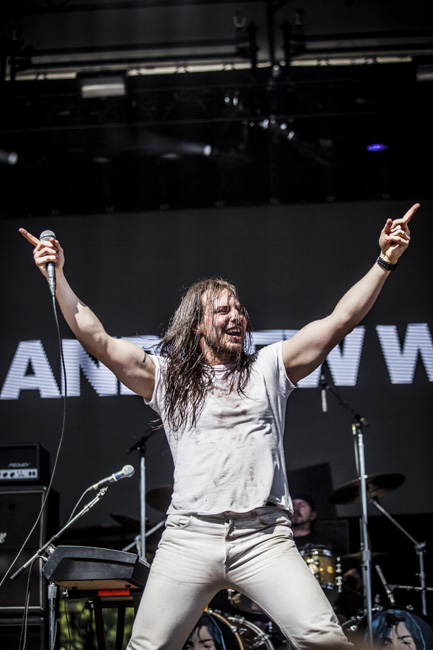 Andrew W.K., Project Pabst, MusicfestNW, Tom McCall Waterfront Park, photo by Sam Gehrke