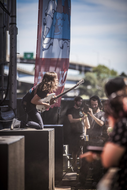 Diarrhea Planet, Project Pabst, MusicfestNW, Tom McCall Waterfront Park, photo by Sam Gehrke