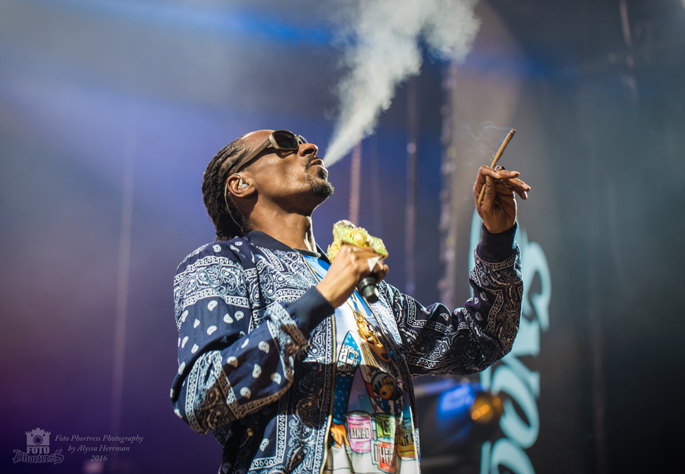 Snoop Dogg, Sunlight Supply Amphitheater, photo by Alyssa Herrman