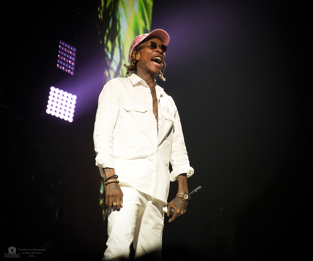 Wiz Khalifa, Sunlight Supply Amphitheater, photo by Alyssa Herrman