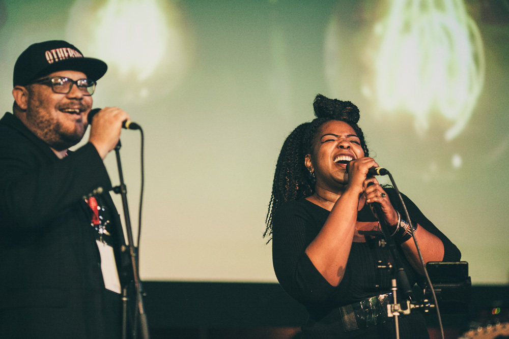 Farnell Newton, The Othership Connection, Arietta Ward, Portland Black Music Festival, Mission Theater, photo by Tojo Andrianarivo