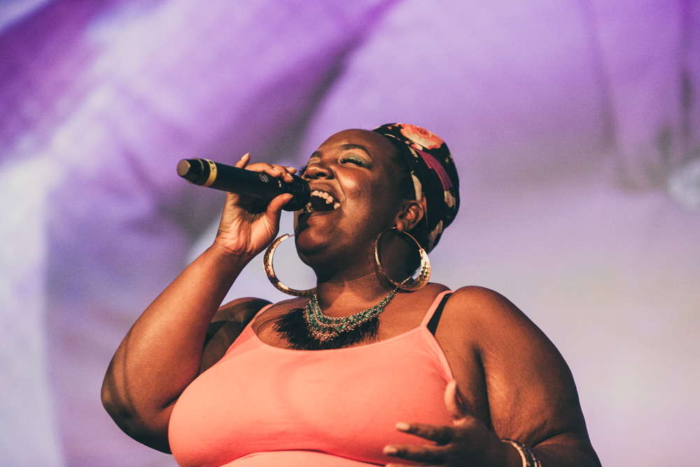 Saeeda Wright, Portland Black Music Festival, Mission Theater, photo by Tojo Andrianarivo