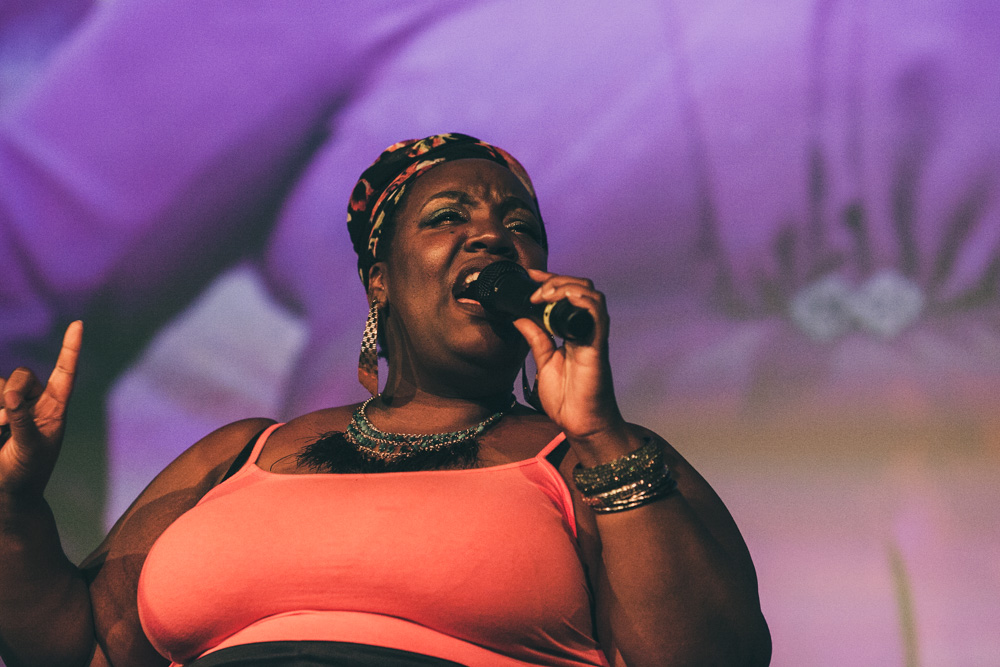 Saeeda Wright, Portland Black Music Festival, Mission Theater, photo by Tojo Andrianarivo