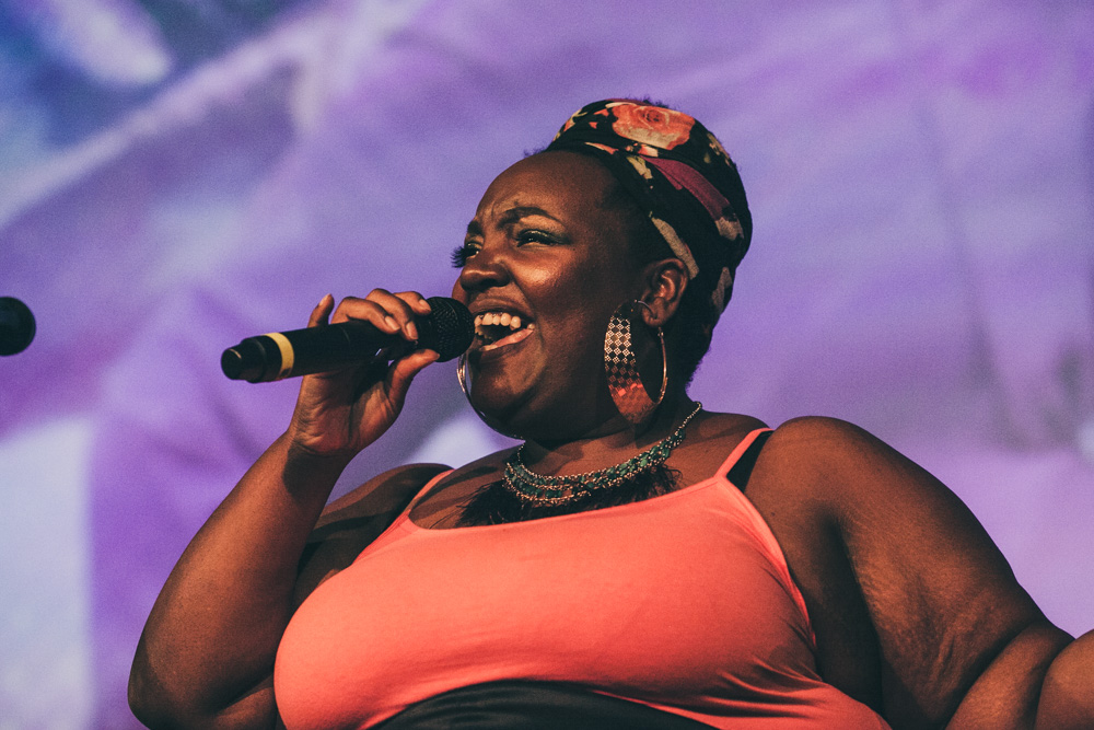 Saeeda Wright, Portland Black Music Festival, Mission Theater, photo by Tojo Andrianarivo