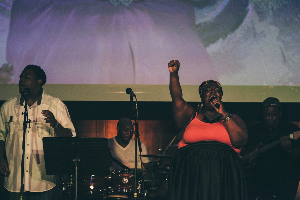 Saeeda Wright, Portland Black Music Festival, Mission Theater, photo by Tojo Andrianarivo