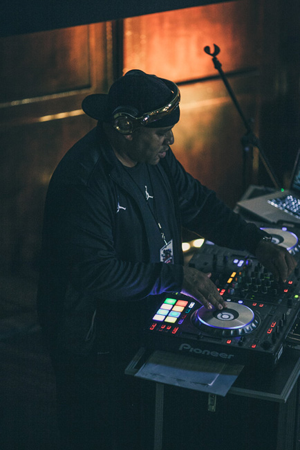 DJ O.G. One, Portland Black Music Festival, Mission Theater, photo by Tojo Andrianarivo
