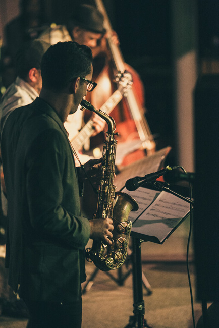 Andre St. James, Portland Black Music Festival, Mission Theater, photo by Tojo Andrianarivo