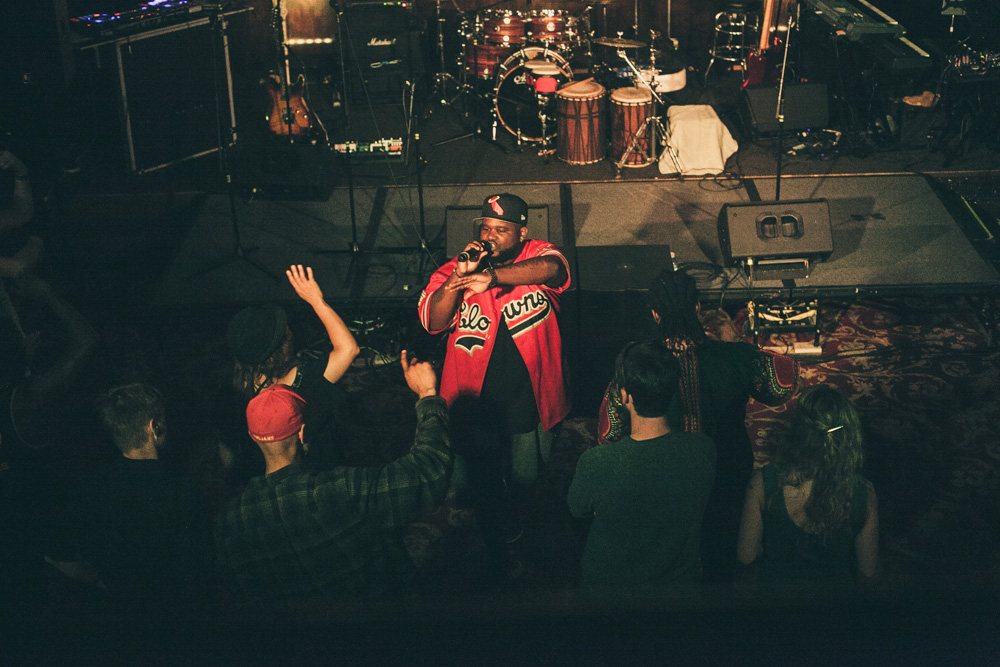 Mic Capes, Portland Black Music Festival, Mission Theater, photo by Tojo Andrianarivo