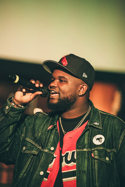 Mic Capes, Portland Black Music Festival, Mission Theater, photo by Tojo Andrianarivo