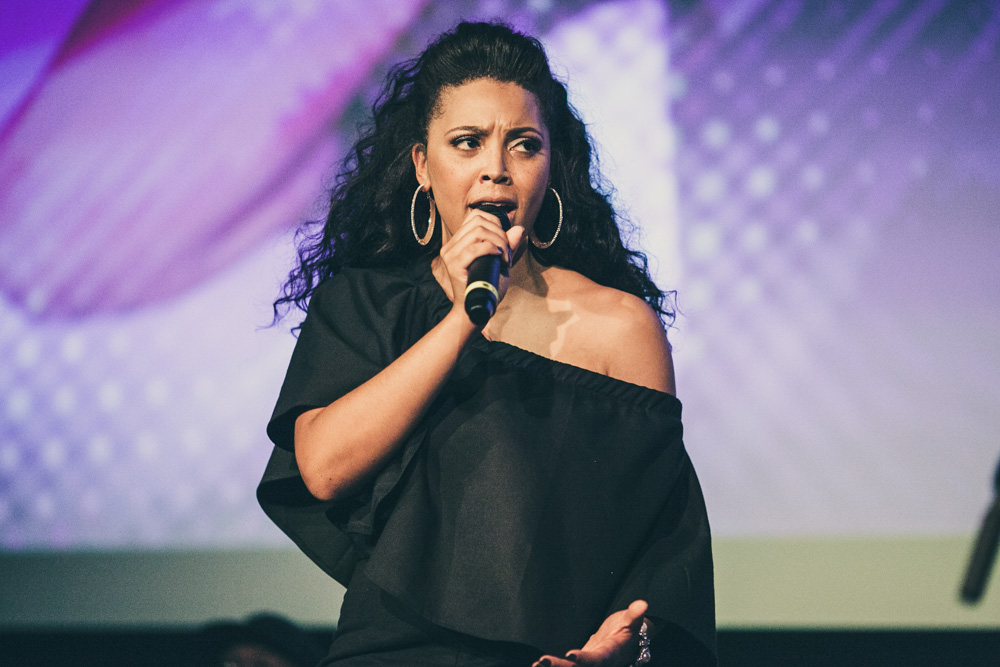 Kimberly Monique, Portland Black Music Festival, Mission Theater, photo by Tojo Andrianarivo