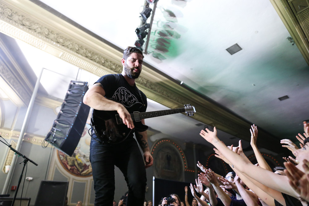 Foals, Crystal Ballroom, photo by Sydnie Kobza