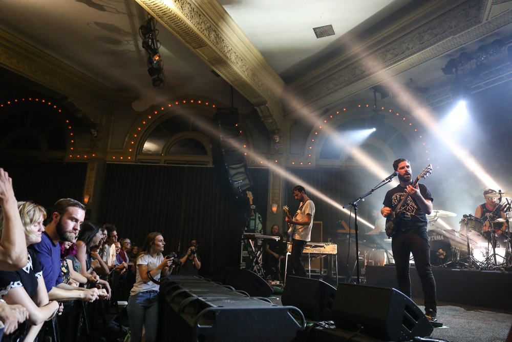 Foals, Crystal Ballroom, photo by Sydnie Kobza