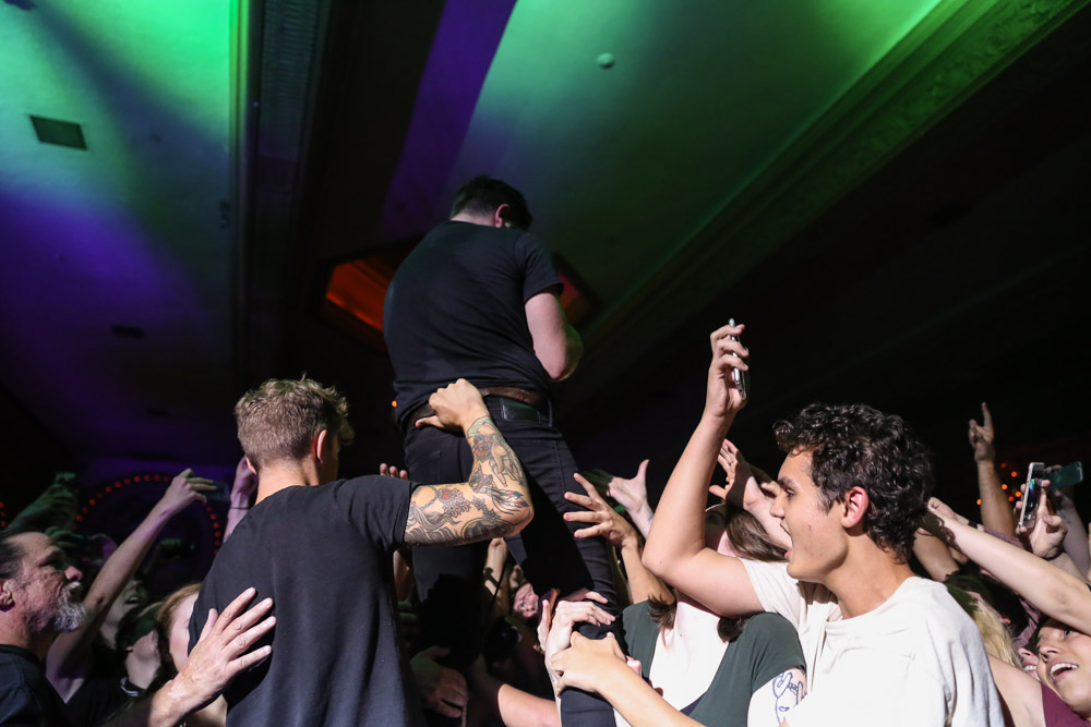 Foals, Crystal Ballroom, photo by Sydnie Kobza